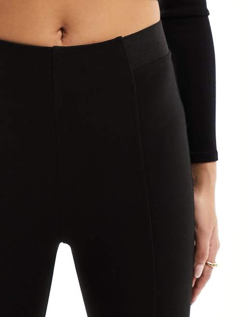 River Island premium high waist jersey legging in black ASOS