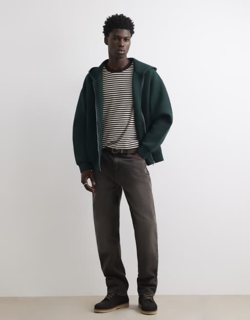 River Island Premium oversized fit cotton hoodie in green, 2 of 4