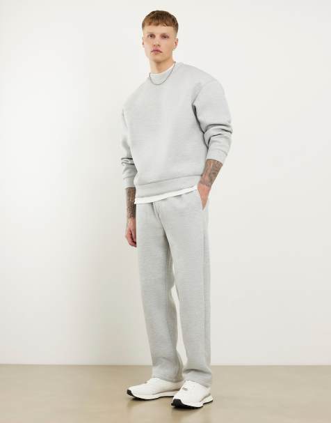 River Island Premium regular fit joggers in grey - marl - view 1