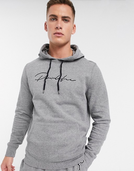 River Island prolific hoodie in grey