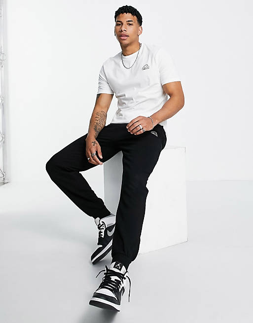 River Island prolific tee and jogger set in multi