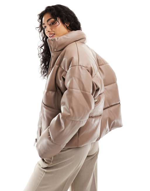 Pu 2024 puffer jacket