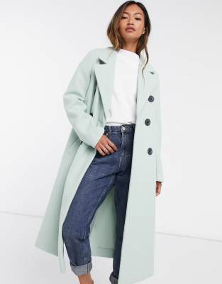 river island sage green coat