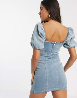 river island denim dress asos