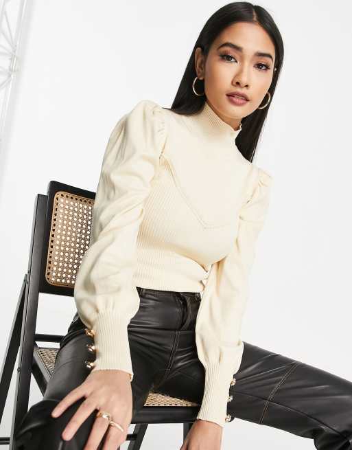 Puff shoulder jumper new arrivals