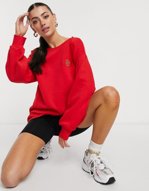 Champion sweater shop womens red island