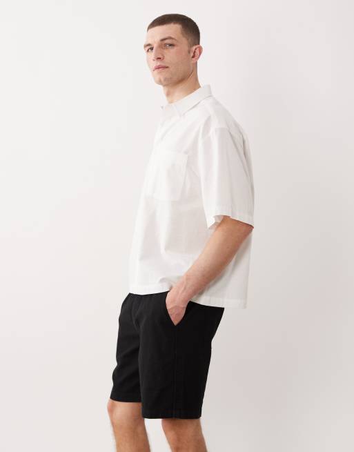 River Island - Pull on-shorts i sort, 3 af 5