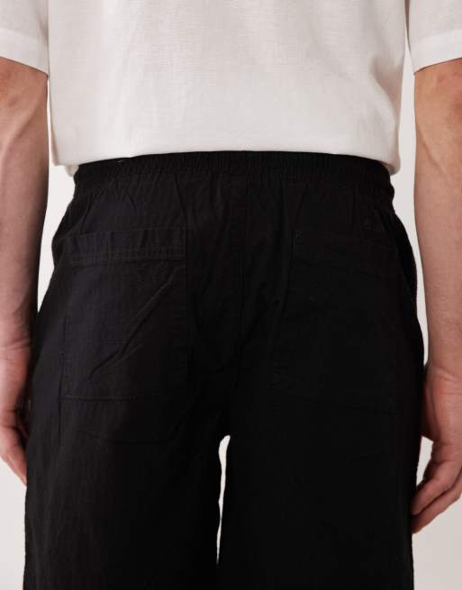 River Island - Pull on-shorts i sort, 5 af 5