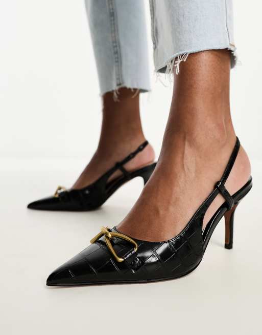 River island sale black pumps