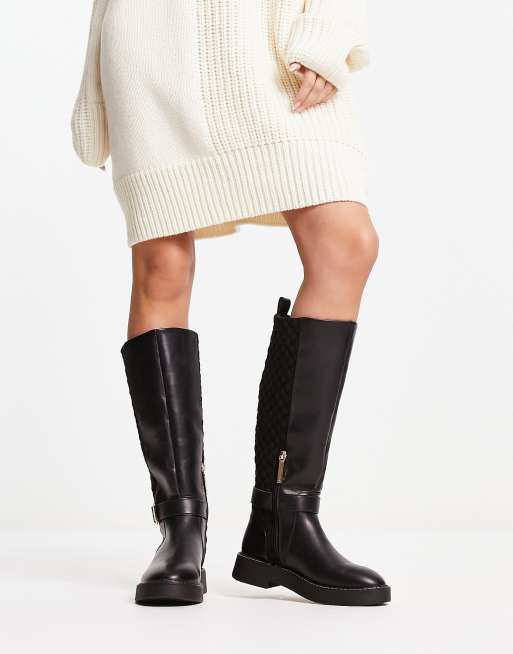 river island ladies black boots