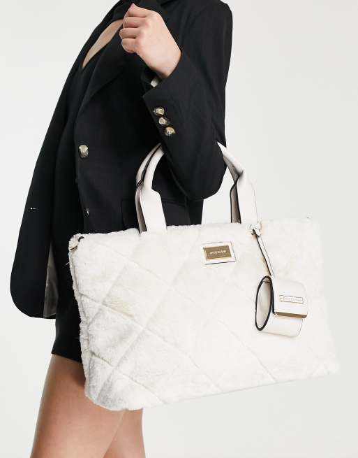 Cream Shopper Shoulder Bag