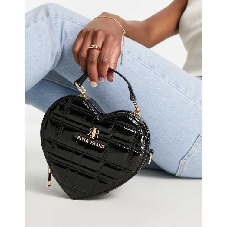 River Island cross body bag in black