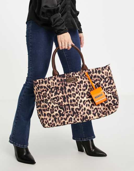 Leopard print river deals island bag