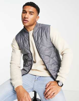 quilted vest jacket