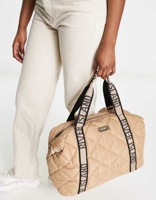 Weekend bag online beige