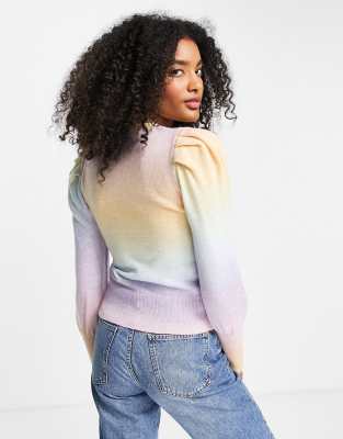 purple ombre jumper