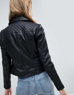 river island womens leather biker jacket