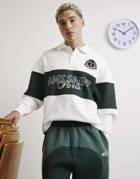 River Island Regular fit ame saint polo shirt in white - view 1