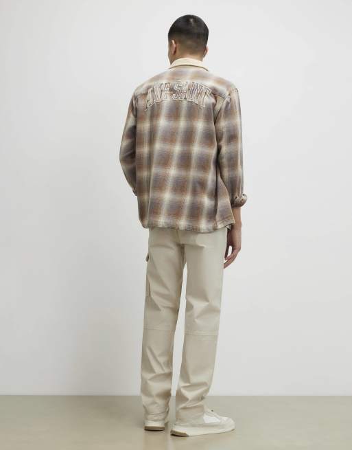 River Island Regular fit cargo trousers in ecru, 4 of 4