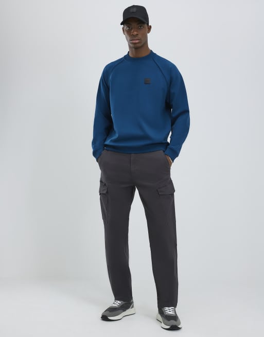 River Island Regular fit cargo trousers in grey - dark