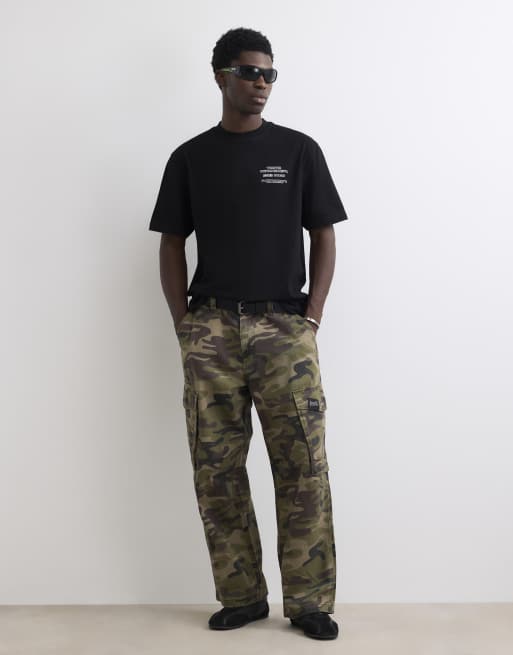 River Island Regular fit cotton city scape t-shirt in black, 2 of 4