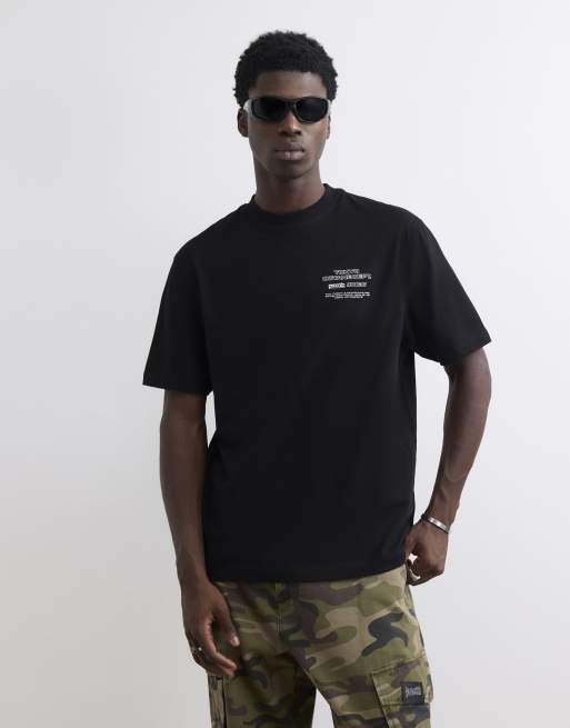 River Island Regular fit cotton city scape t-shirt in black, 3 of 4