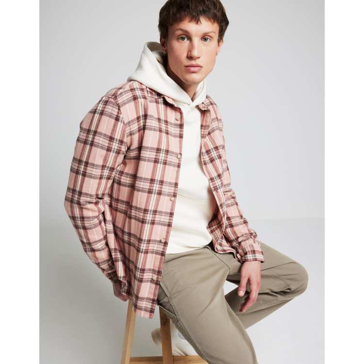 Pink checkered hoodie clearance