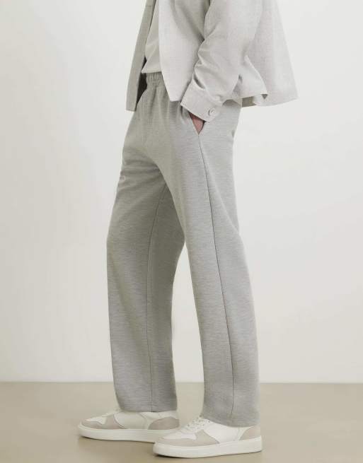 River Island Regular fit joggers in grey - marl, 3 of 4