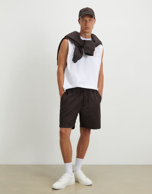 River Island Regular fit la palm tree car tank top in white, 3 of 4