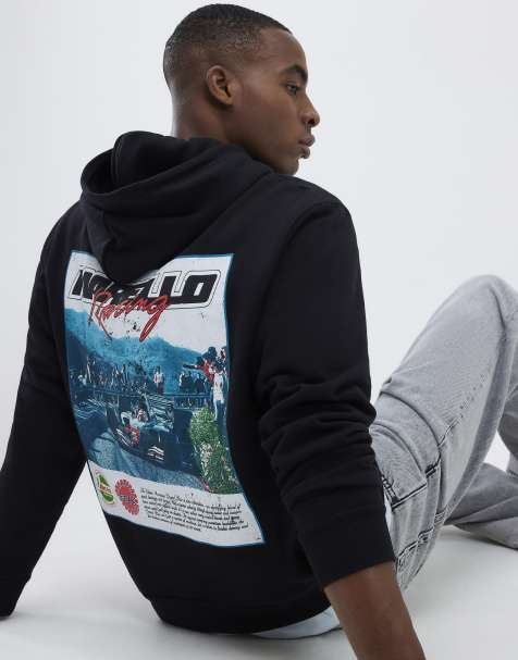 River Island Regular fit marello f1 racing hoodie in black - view 1