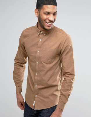 brown oxford shirt