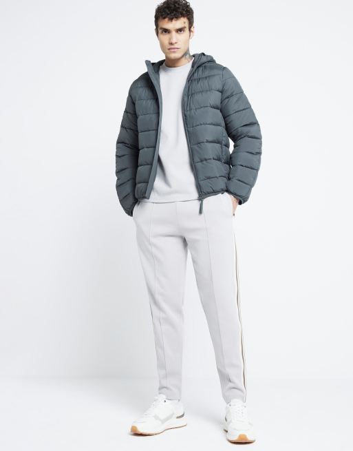 River island hooded coat online