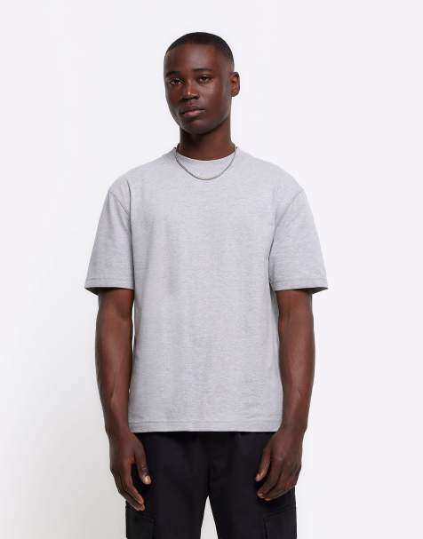 Mens gray t outlet shirt