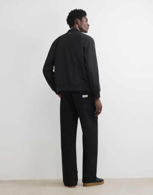 River Island Regular fit sanctuaire patch joggers in black, 4 of 4