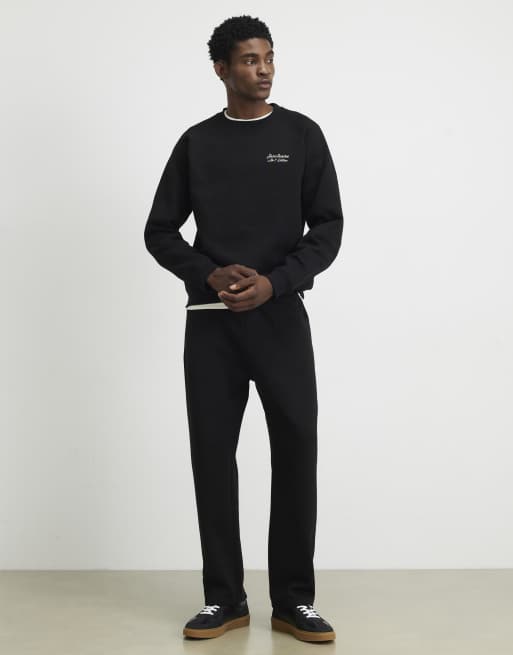 River Island Regular fit sanctuaire sweatshirt in black, 3 of 4