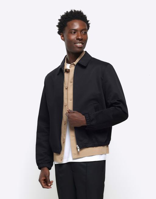 Collared harrington jacket hotsell