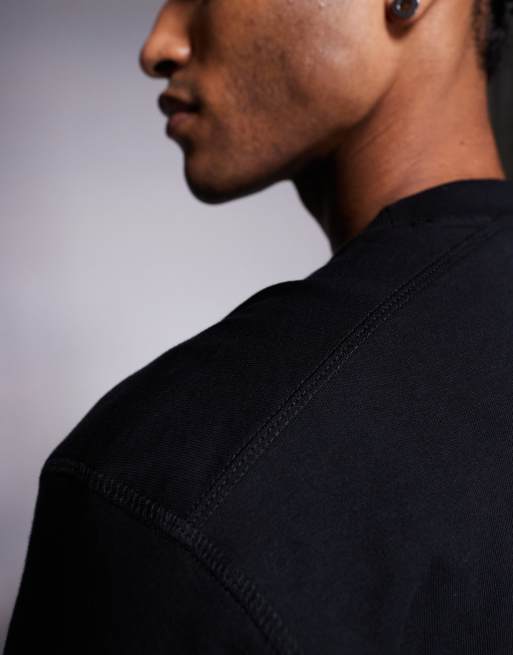 River Island regular fit t-shirt in black, 5 of 5