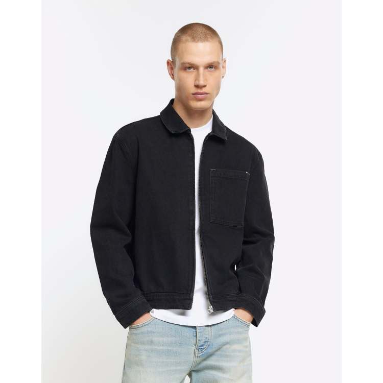 River island white denim jacket clearance