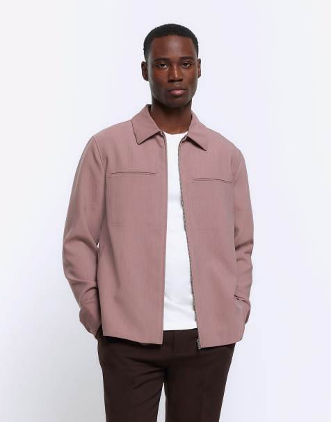 Mens on sale pink jacket