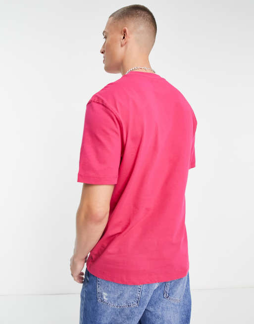 River Island Muscle Fit T-Shirt In Bright Pink