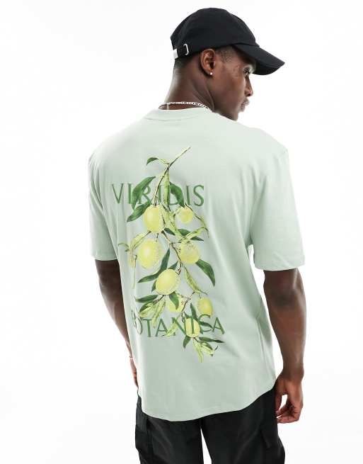 River Island - Regular T-shirt met korte mouwen in olijfgroen