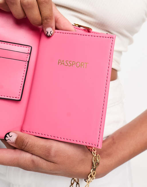 River Island – Reisebeutel in Rosa mit Monogramm-Muster, 2 von 4