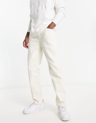 Непринужденные джинсы carpenter от River Island цвета экрю 7990₽