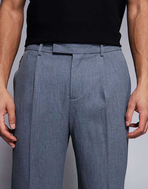 River Island relaxed elasticized pants in blue, 5 of 5