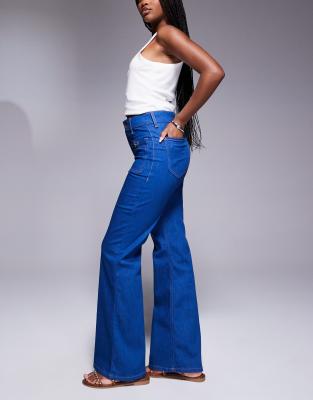 RIVER ISLAND RELAXED FLARE JEANS 