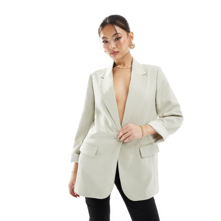 Light green blazer deals