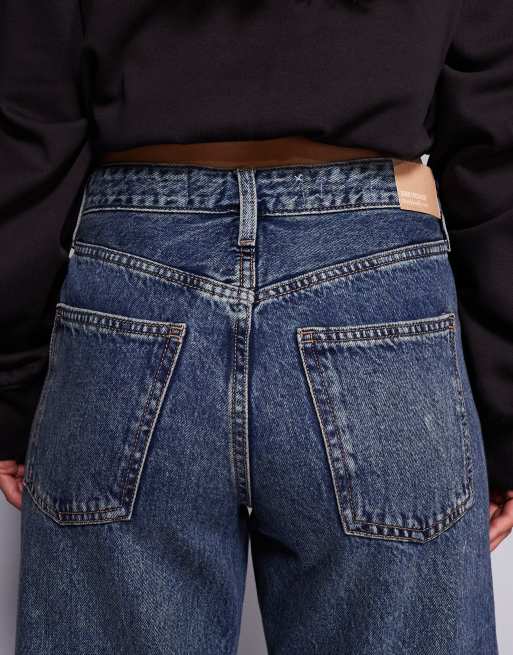 River Island relaxed straight jean in dark denim, 5 of 5