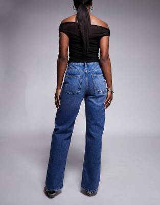 RIVER ISLAND RELAXED STRAIGHT JEANS 