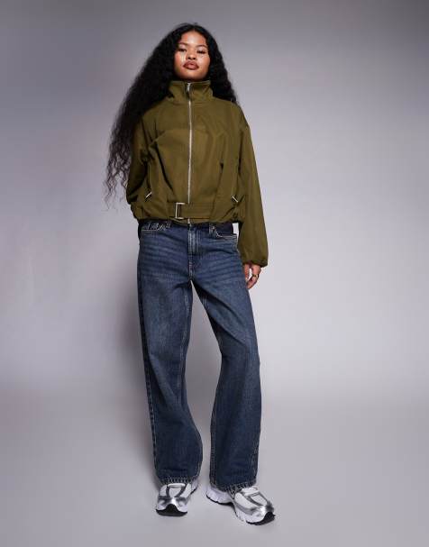 River Island relaxed straight leg jean in dark denim