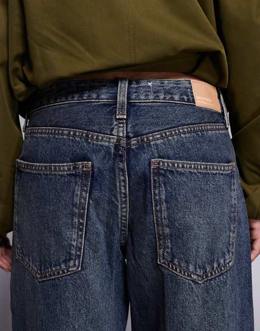 River Island relaxed straight leg jean in dark denim, 5 of 5